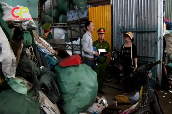 Một số lỗi xử phạt cơ sở thu mua phế liệu