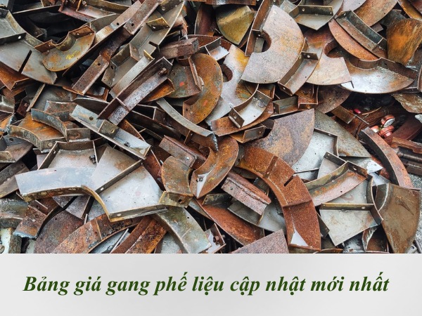 Bảng giá gang phế liệu cập nhật mới nhất hôm nay 